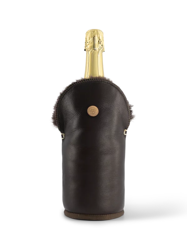 Wijnkoeler Tulip Brown Napa - Afbeelding 2