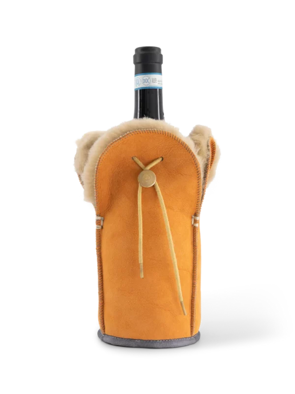 Champagnekoeler Orange Suede - Afbeelding 2