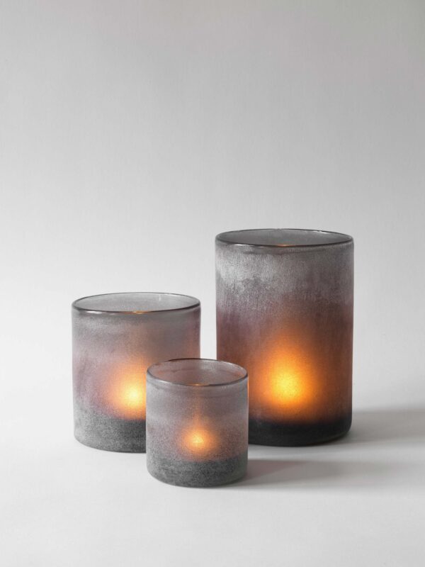 Frost windlicht grey
