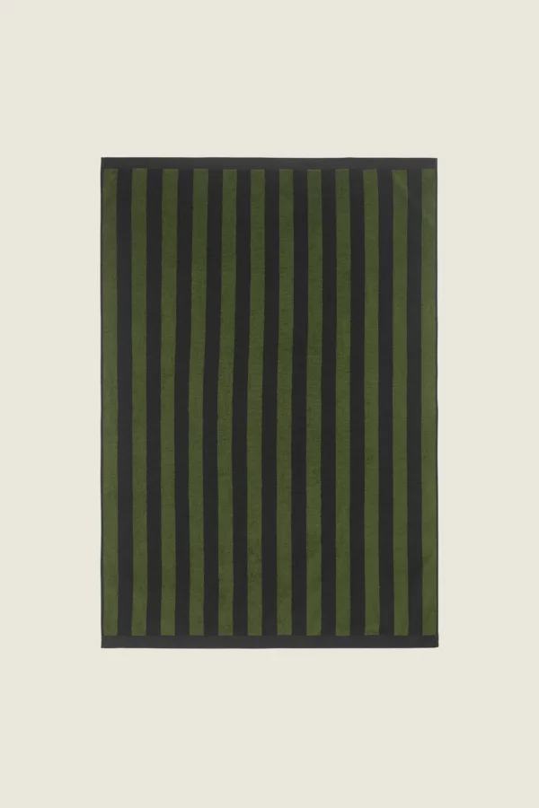 HANDDOEK GREEN STRIPE - Afbeelding 2