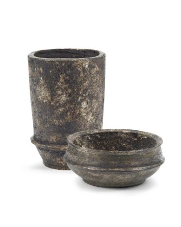 PLANTENPOT 02 DONKER BRUIN DUNE Designer M - Afbeelding 3