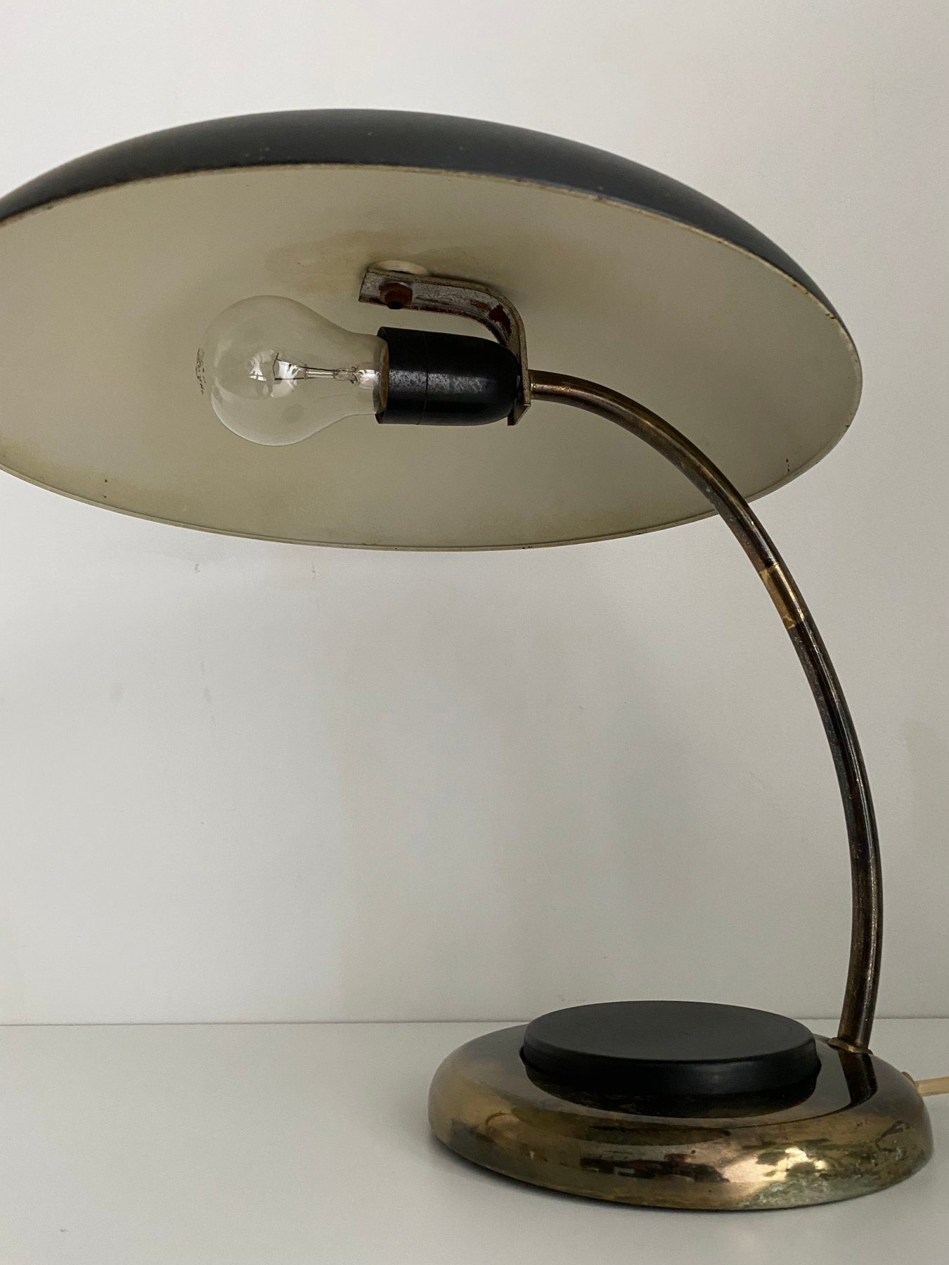 VEB Leuchtenbau Varna - Tafellamp - Mushroom table lamp - Messing, Metaal - Afbeelding 2