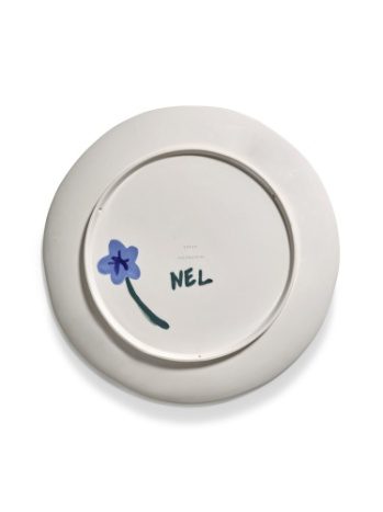 SERVEERSCHAAL GROEN BLAUW SERVING SPRING - Afbeelding 6